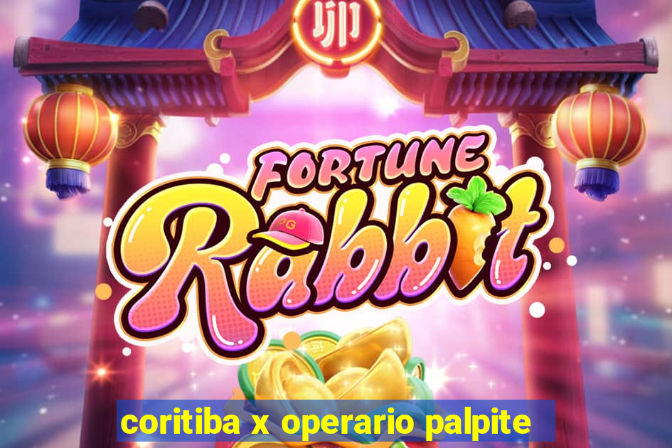 coritiba x operario palpite